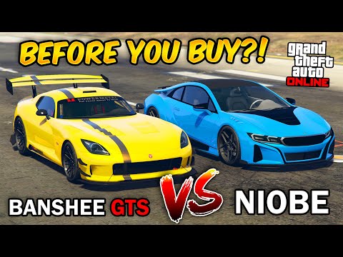 GTA 5 ONLINE - BANSHEE GTS VS NIOBE (WHICH IS FASTEST?)