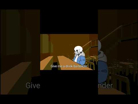 【UNDERTALE】Give me a ketchup,bartender? #shortvideo #animation #undertale #shorts  #sans #meme