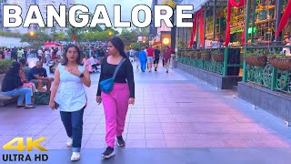 Bangalore evening walk 2024 Silicon Valley of India walking tour 4k 60fps.