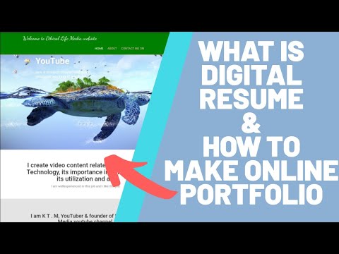 What is Digital Resume and How to Make a Digital Resume | Part-1 of 2 parts