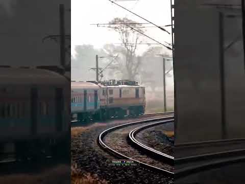 #A view of 18552 Kirandul -  VishakapatnaExpress curving through the tribal  regions of chattisgarh