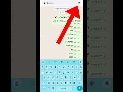 WhatsApp New Update | Search WhatsApp Message By Date | New WhatsApp Update