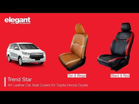 Toyota Innova Crysta  Seat Cover | Innova Crysta Seat Cover | Innova Crysta Accessories | Trend Star