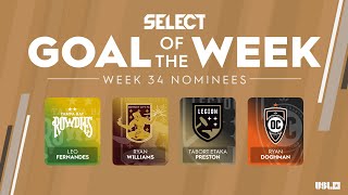 Ending the regular season with a bang! 💥 | USL Championship Goal of the Week Nominees: Week 34