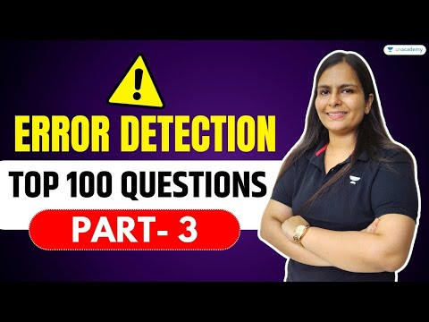 Top 100 Questions - Error Detection (Part-3) English Grammar Nimisha Bansal | Bank Affairs