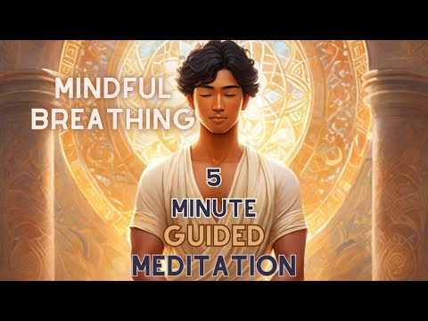 Mindful Breathing Meditation | 5 Minute Morning Meditation