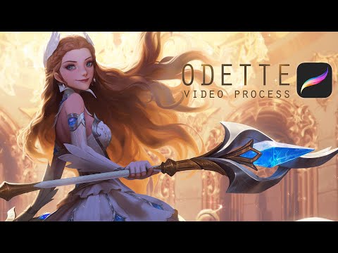 Odette - speed painting (Time-lapse)