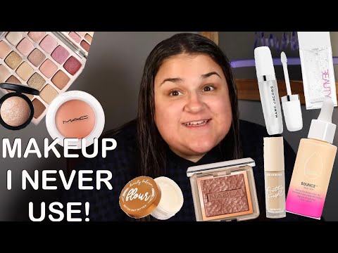 Full Face of Makeup I LITERALLY Never Use! *Let's Declutter*