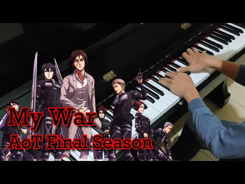 Attack on Titan Season 4 OP - "Boku no Sensou" / "My War" (Piano Cover by Hudson Lois)