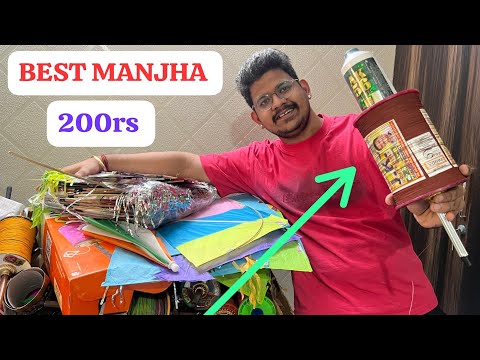 200rs budget Manjha For Kite Flying Uttryan stash 2025