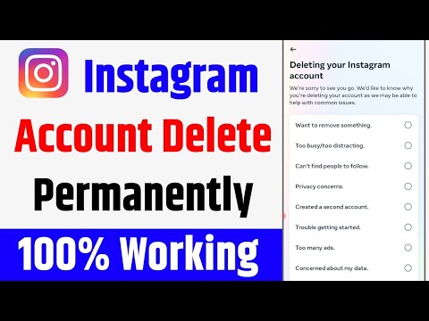 Instagram Account Delete kaise kare | how to delete instagram account