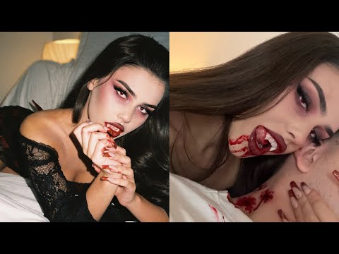 halloween GRWM - sexy vampire