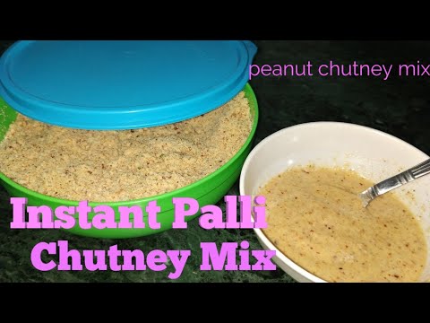 Instant Palli Chutney Mix Recipe for Dosa,Idly | Palli Chutney Video | Telangana Ruchulu