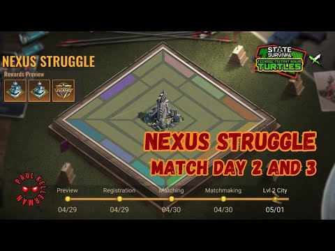 State of Survival: Nexus Struggle - Match Day 2 and 3