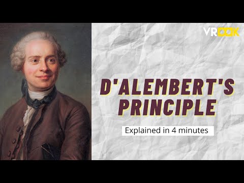 D'Alembert's principle | Explained