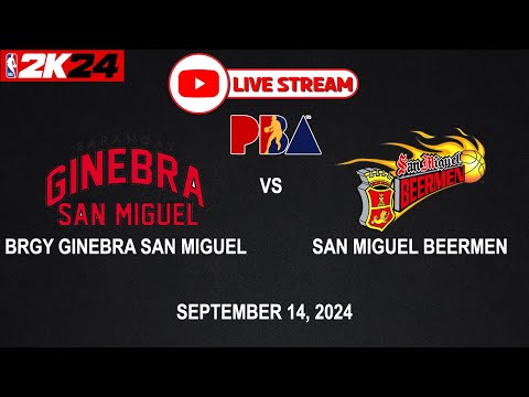 LIVE NOW! BRGY GINEBRA vs SAN MIGUEL BEERMEN | PBA SEASON 49 | September 14, 2024 | CPU vs CPU