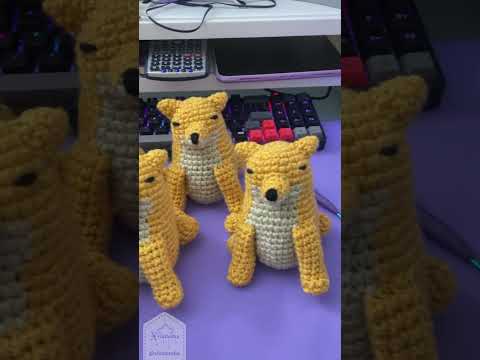 Crochet Minivlog xivalandia ★ Termino perros cheems amigurumi