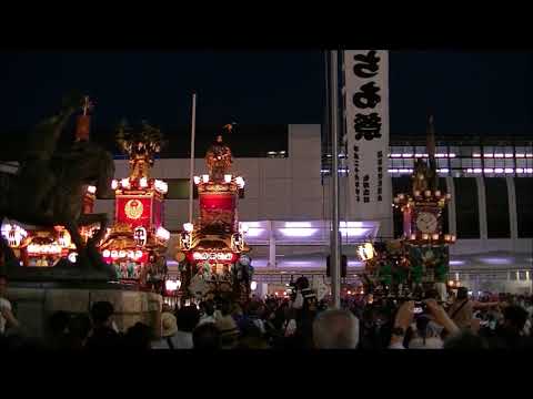 熊谷うちわ祭　２０１９年　熊谷駅前　初叩き合い