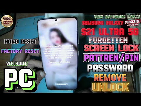 Samsung S21 Ultra 5G Hard Reset|Samsung S21 Ultra 5G G998U Forgot Pattern/Passward Unlock💥Without PC