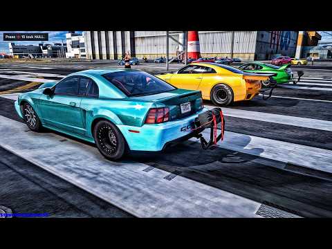 GTA 5 Mods|| Real Life Mods|| DRAG RACE| 4K