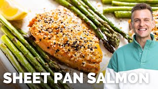 Sheet Pan Salmon & Asparagus | Weeknight Meal