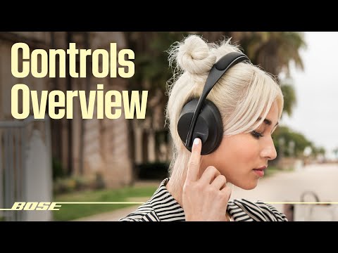 Bose Noise Cancelling Headphones 700 – Controls Overview