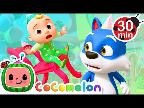 Magic Birthday Musical Chairs + MORE CoComelon JJ's Animal Time Kids Songs | Animal Songs for Babies