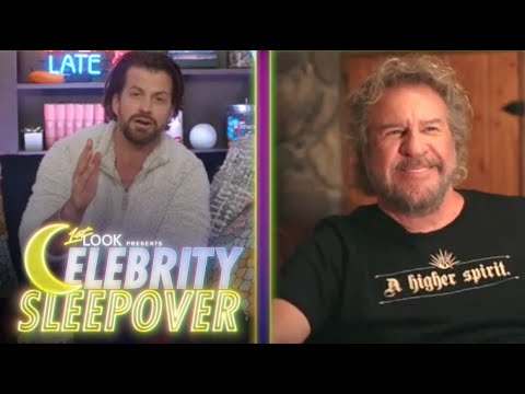 Sammy Hagar Rocks Out with His Slippers On | Celebrity Sleepover | 1st Look TV