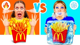 Hot vs Cold Food Challenge | Funny Moments by MeMeMe Challenge