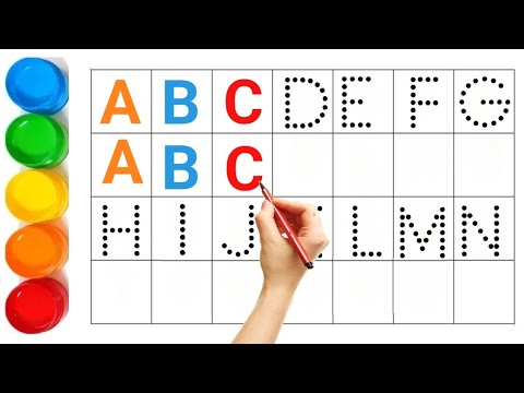 Count 1234 | ABCD Nursery Rhymes | ABC Song | A to Z Alphabets | Preschool ABC Learning Video