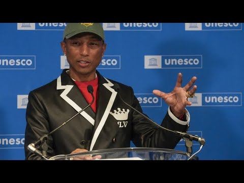 Pharrell Williams named UNESCO goodwill ambassador