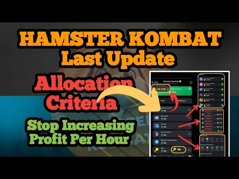 Hamster Kombat Allocation Criteria | Last And Important Update