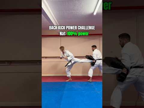 Back kick POWER CHALLENGE…