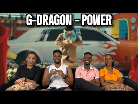 Our Reaction To G-DRAGON - POWER (Official Video)