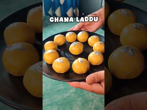 10 Minutes Laddu Recipe | बिना gas जलाए banaye भुने चने ke Laddu #shorts #laddu #recipe #dessert