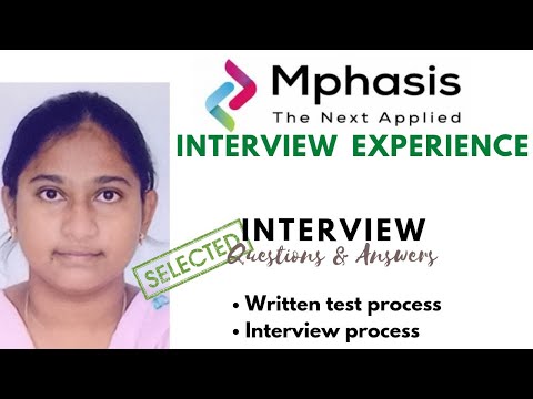 Mphasis latest interview experience 2022 | Mphasis interview Question & Answers | Mphasis interview