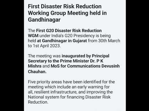 #first disaster risk reduction #shortvedio #currentaffairs #gkfacts