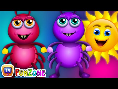 Incy Wincy Spider Nursery Rhyme With Lyrics - ChuChu TV Funzone Nursery Rhymes for Kids