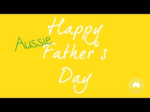 Happy 'Australian' Father's Day!