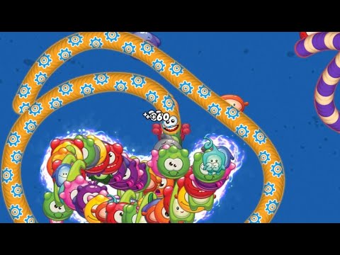 Wonzone Snack GAMES Galore!#001#wormszone#wormszoneiobigsnakeskills#snake#gaming#snakegamespro