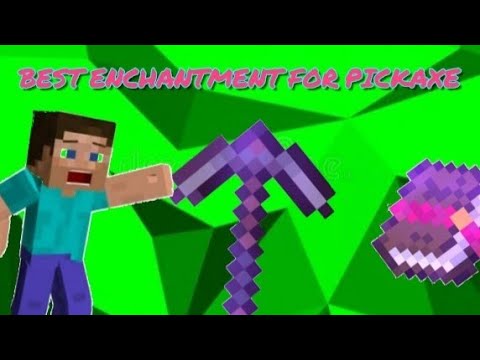 #shorts #minecraft BEST ENCHANTMENT FOR PICKAXE