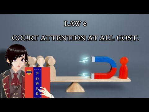 Reading and understanding LAW 6 in 48 LAW OF POWER. #desivtuber #envtuber