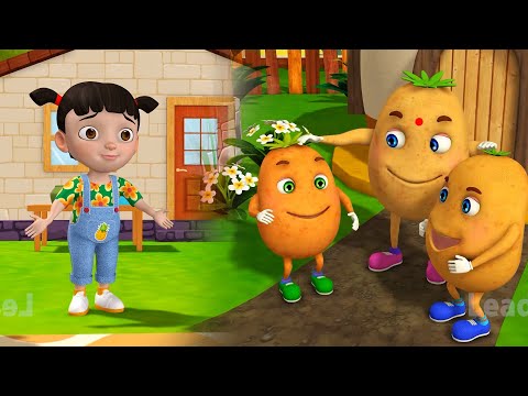 Aloo Kachaloo & Hathi Raja - Kids Nursery Rhymes - Lead Little Kids 3D