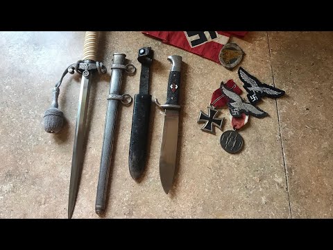 Dagger Matt Mysterious Unboxing of WWII German Daggers & Collectibles!  Great Items not all Daggers