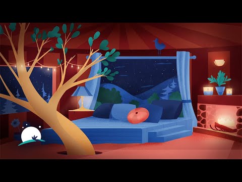 Fall Asleep in a Treehouse During a Rainstorm Ambience | 8 Hours of Relaxing 3D sounds | BetterSleep