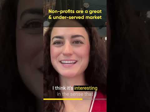 Non-profits are a great & under-served market!