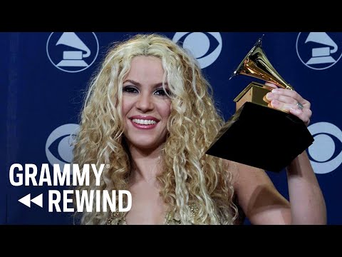 Watch Shakira Win Best Latin Pop Album In 2001 For 'MTV Unplugged' | GRAMMY Rewind