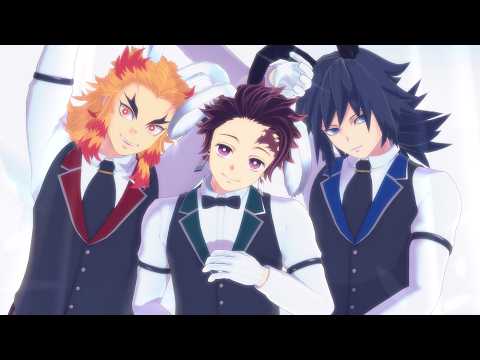 【Demon Slayer MMD】Masked bitcH【Kyojuro🔥Tanjiro🎴Giyu🌊】