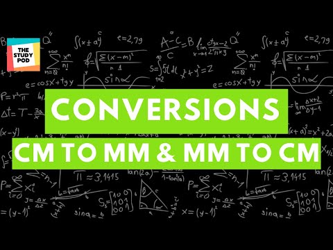 Conversion of cm to mm & mm to cm | The Study Pod