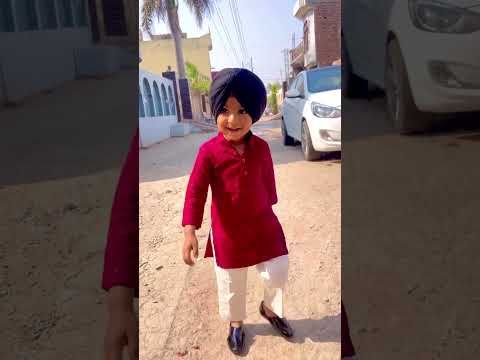 Feeling like a little Prince in my first turban on Baisakhi !🔆👑.#FirstTurban #baisakhi #sardar